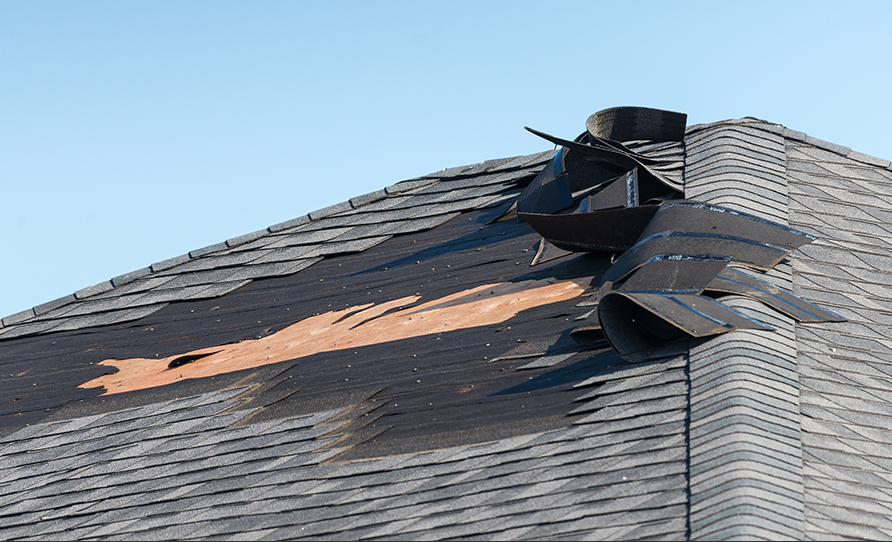 Nation's Contractor can help with our roof insurance claim for a damaged roof.